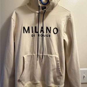 Milano Di Rouge Cream Hoodie (Unisex)